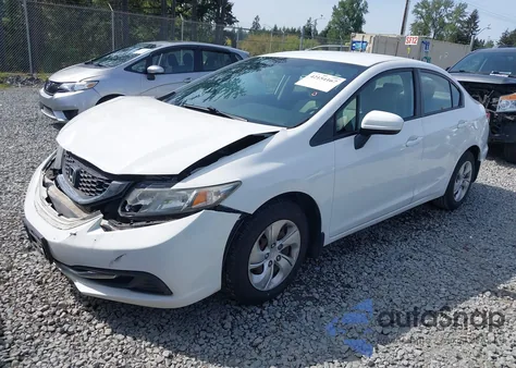 2014 Honda Civic Lx из США, поврежденный, VIN 2HGFB2F5XEH547283